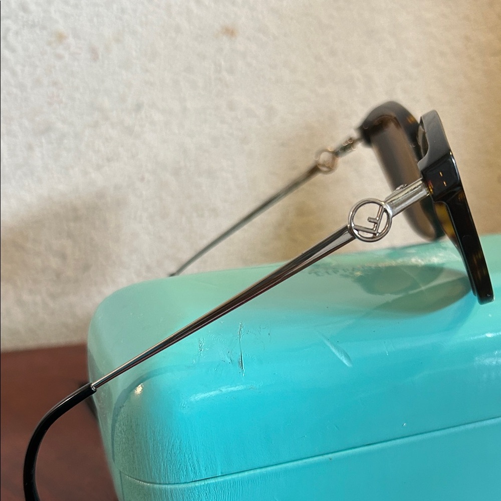 Fendi Tortoise Shell Sunglass Frames - image 2